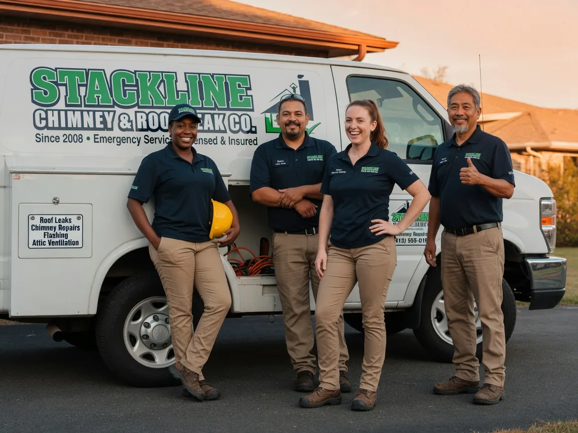 Chimney flashing repair company in Wakarusa, KS